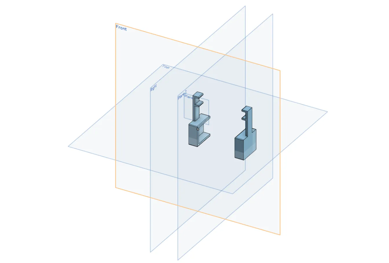 Bone Conductor Speaker Holder CAD Design. This is a 3D model of a speaker mount for a bone conduction device.